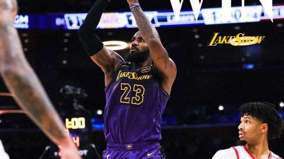 NBA - Lakers: 38 dell'eterno LeBron a 40 anni, piegati i Trailblazers