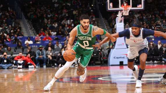 NBA - A Washington i Celtics di Tatum passano e vincono in carrozza