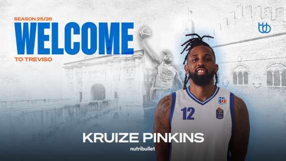 UFFICIALE LBA - Kruize Pinkins è un nuovo giocatore della Nutribullet Treviso