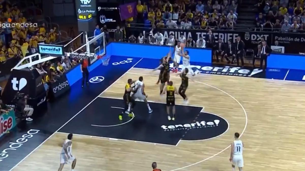 Sergio Llull infinito! Buzzer beater per la vittoria del Real Madrid su Tenerife