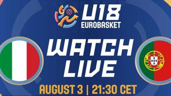 LIVE FIBA Eurobasket U18F - Italia vs Portogallo diretta streaming 21:30