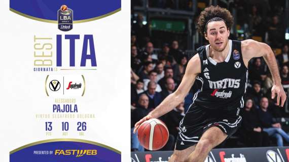 Alessandro Pajola si prende tutto: Miglior Italiano e MVP della 13ª giornata