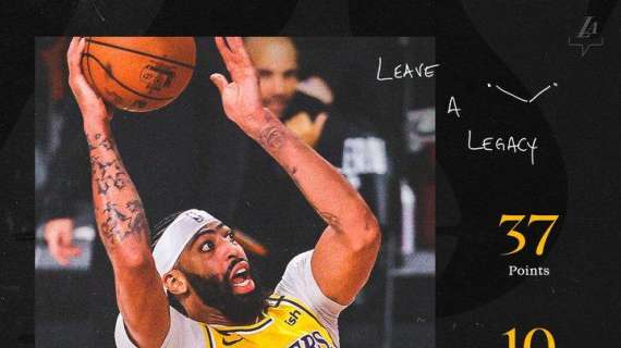 NBA Playoff - Lakers vs Nuggets, l'MVP della serata: Anthony Davis