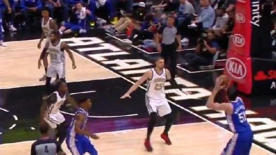 Video NBA - Boban Marjanovic segna la sua prima tripla