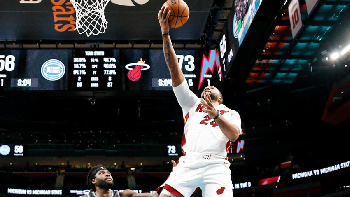 Per Miami colpo esterno a Detroit con prova monstre di Norman Powell