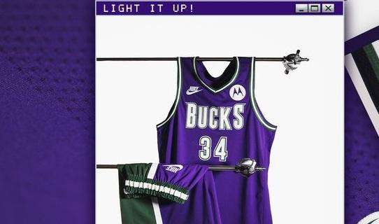 NBA - I Bucks scelgono il viola per la loro maglia "Classic Edition"