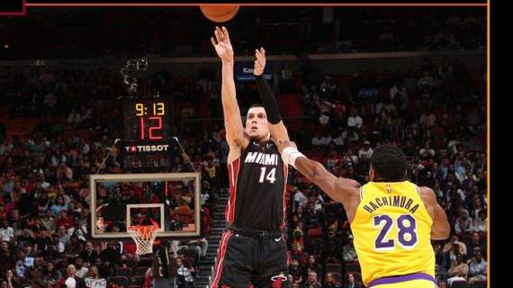 NBA - Gli apatici Lakers trovano l'inverno del basketball a Miami: -41!