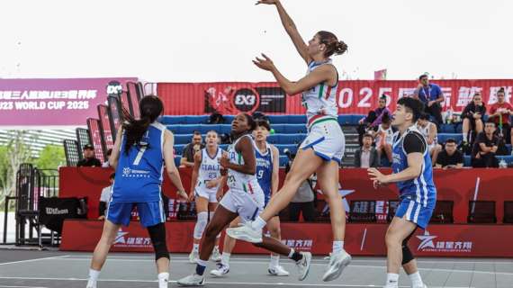 World Cup 3x3 Under 23 - Una vittoria e una sconfitta a testa per le Nazionali azzurre