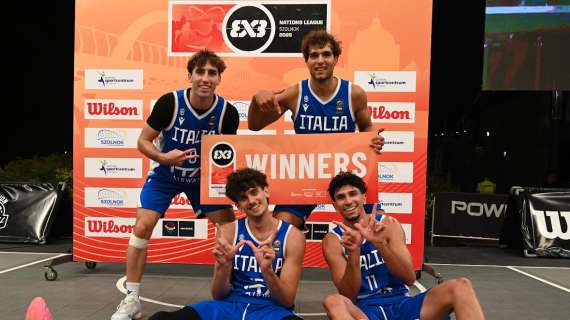 Nation League 3x3 Under 23 - A Szolnok day3: Azzurri primi e qualificati ai Mondiali