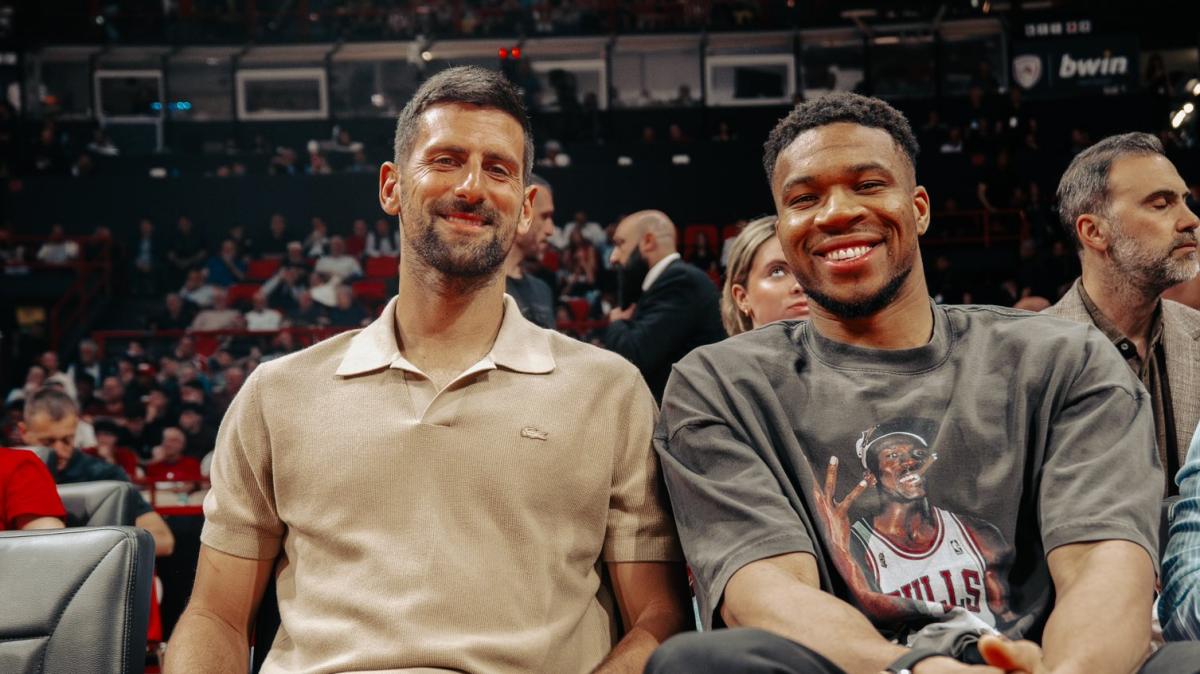 Giannis e Novak al Pireo