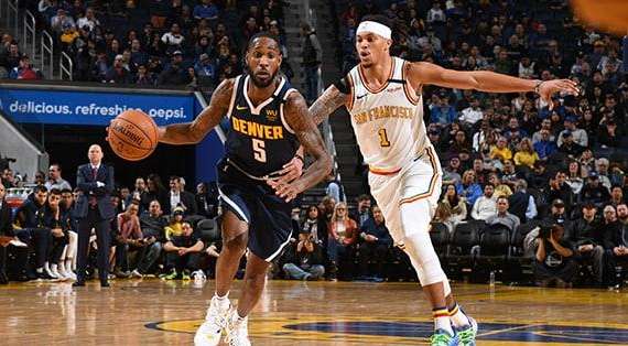 NBA - Golden State fa quasi lo sgambetto ai Nuggets