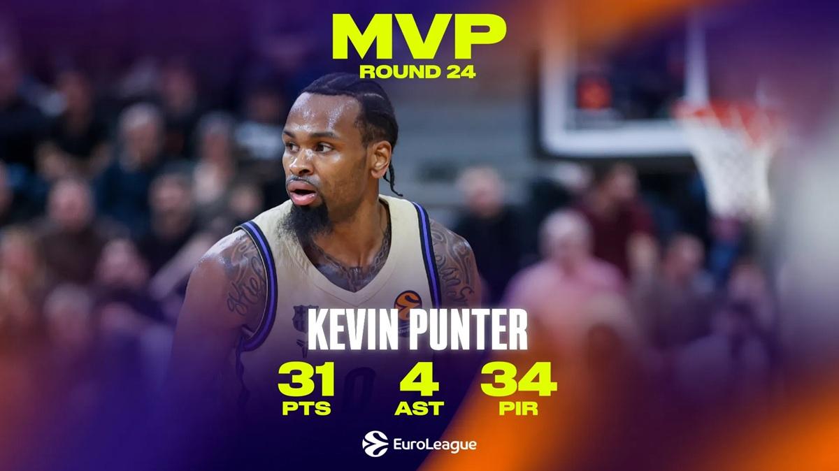 Kevin Punter, FC Barcelona, è l'MVP del Round 23 di EuroLeague
