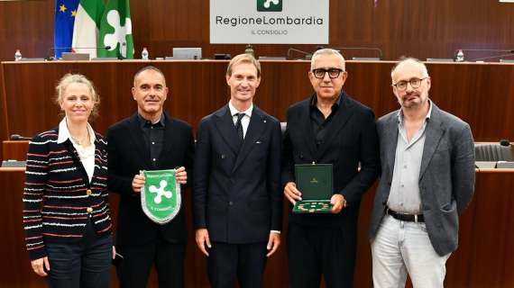 Olimpia Milano premiata nell’Aula del Consiglio Regionale della Lombardia