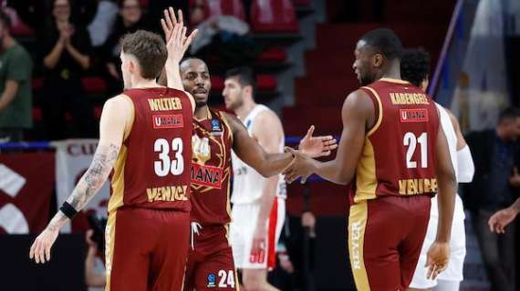 Reyer Venezia, in Serie A secondo peggior attacco e ultimo posto per % da tre