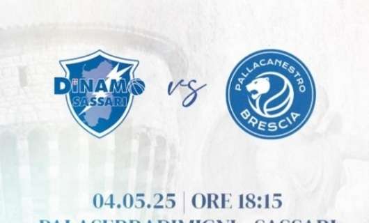 LIVE LBA - Banco di Sardegna Sassari vs Germani Brescia: la diretta (ore 18.15)