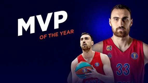 VTB - Nikola Milutinov è l'MVP della Regular Season