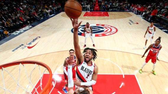 NBA - I Trailblazers ribaltano dal -20 i Wizards alla Capitol One Arena