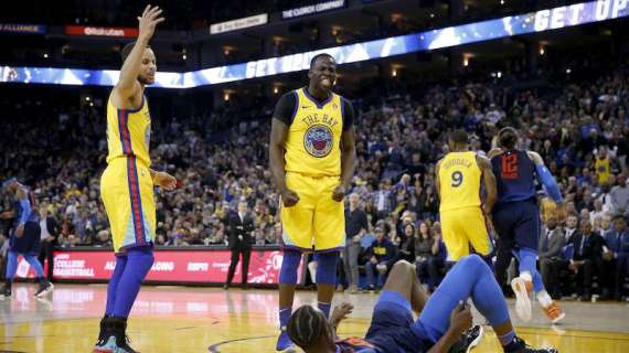 NBA - I Warriors rimettono a distanza gli Oklahoma City Thunder