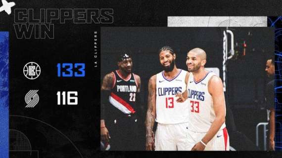 NBA - I Clippers non scherzano contro la difesa dei Trailblazers