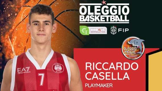 Serie B - Oleggio Basket, Riccardo Casella nuovo play