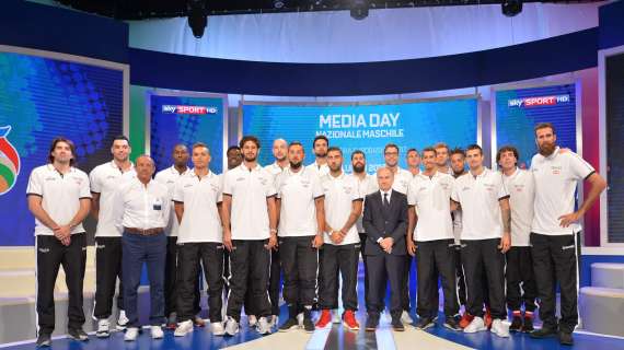 Media Day della Nazionale, oggi a Milano negli studi di Sky Sport Inizia il lungo viaggio Azzurro verso EuroBasket 2017