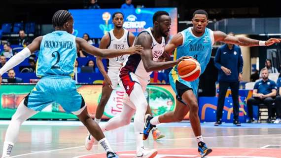 Americup: gli Stati Uniti battono le Bahamas dopo un overtime mozzafiato