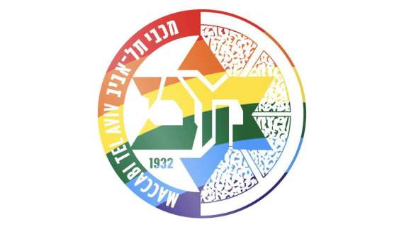 Il logo arcobaleno del Maccabi