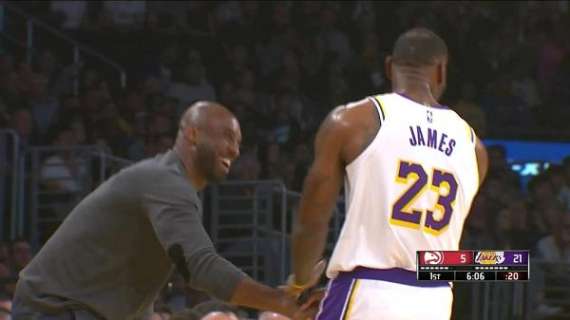 NBA - Lakers, LeBron & Kobe "Spettacolo per fargli venir voglia di tornare"