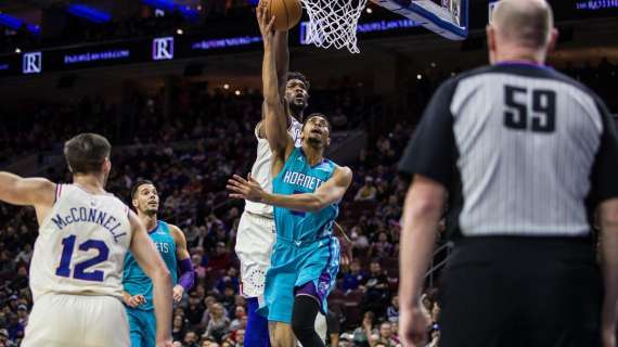NBA - Charlotte non espugna il fortino di Philadelphia