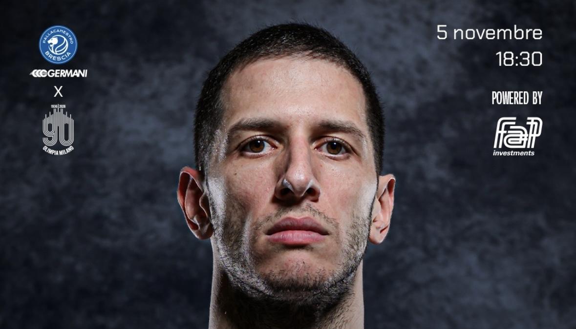 LIVE LBA - Germani Brescia vs Olimpia Milano, la diretta (ore 18.30)
