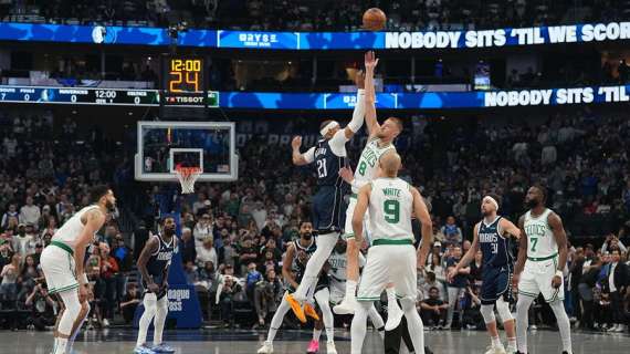 NBA - Boston si rialza vincendo a Dallas nel remake delle Finals