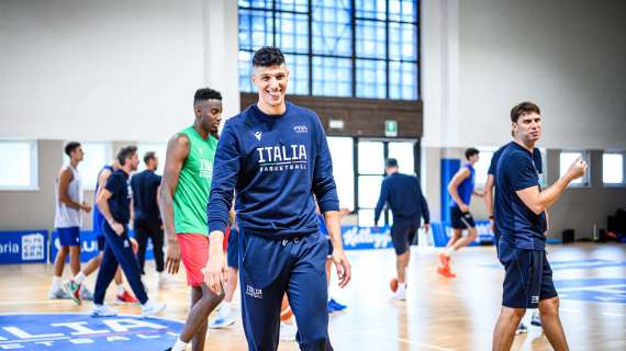 Simone Fontecchio raggiunge l'Italbasket a Folgaria in anticipo: dal 30 inizia gli allenamenti 