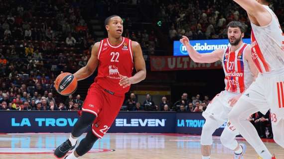LBA - Olimpia Milano, tegola Devon Hall: out oltre un mese