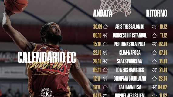 Umana Reyer Venezia, ecco il calendario della BKT Eurocup 2025/26