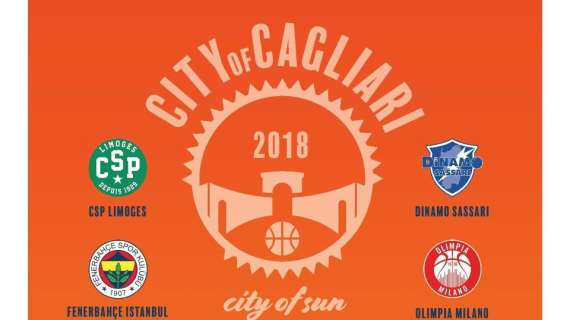City of Cagliari: basket internazionale con Fenerbahçe, Olimpia, Limoges e Dinamo!