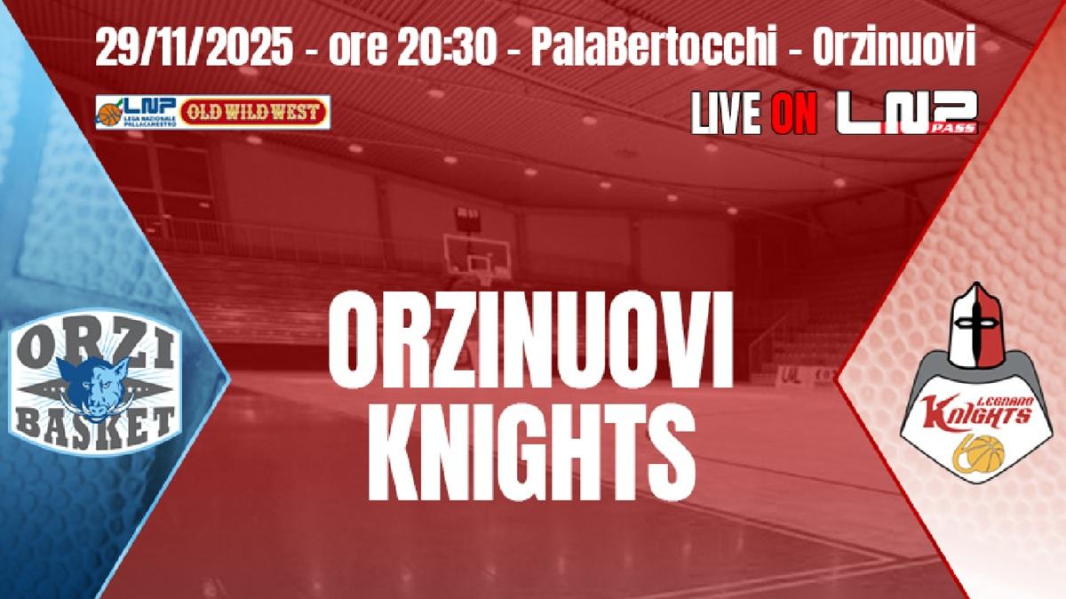 Serie B - Legnano Knights torna in campo contro Orzinuovi