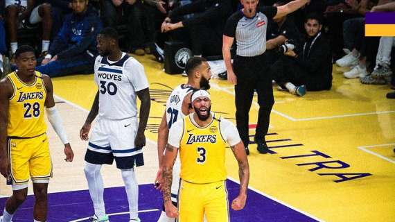 Anthony Davis e i Lakers mandano un avviso ai Timberwolves e alla NBA