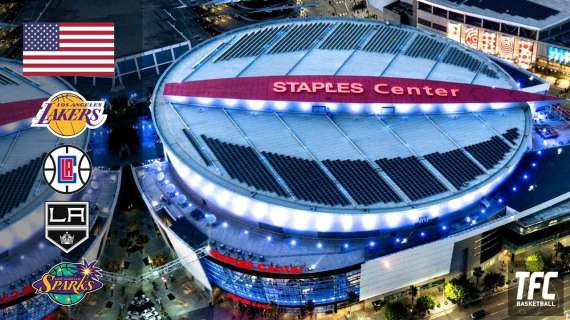 NBA - I Lakers prolungano il contratto di locazione con Staples Center fino al 2041