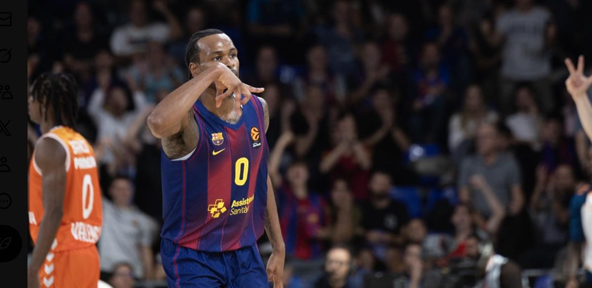 Barcelona supera Valencia in una sfida spettacolare al Palau Blaugrana da 210 punti