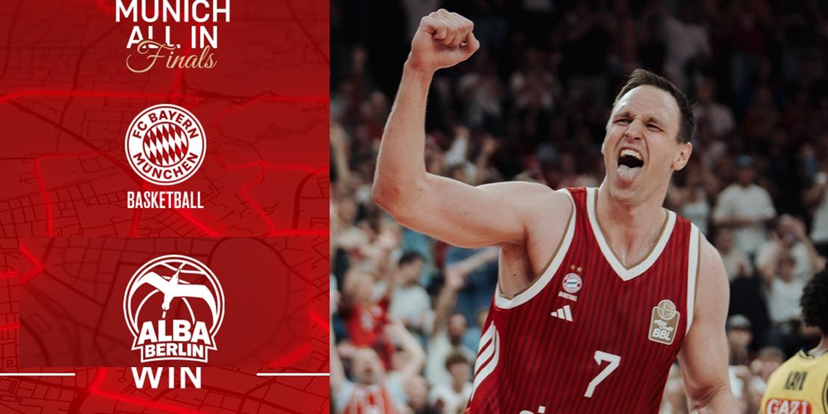 BBL - Obst dice 33, il Bayern si prende gara 1 Finals sull'Alba Berlino