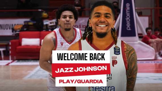 UFFICIALE A2 - Jazz Johnson torna a Pistoia, ecco l'annuncio e le dichiarazioni
