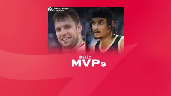 EuroLeague - Co-MVP del Round 2: Neal Sako e Sasha Vezenkov