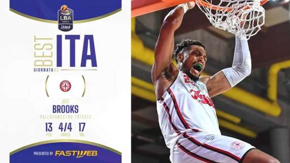 Jeff Brooks è The Best Ita Fastweb della 3ª giornata della Serie A Unipol 2024/25