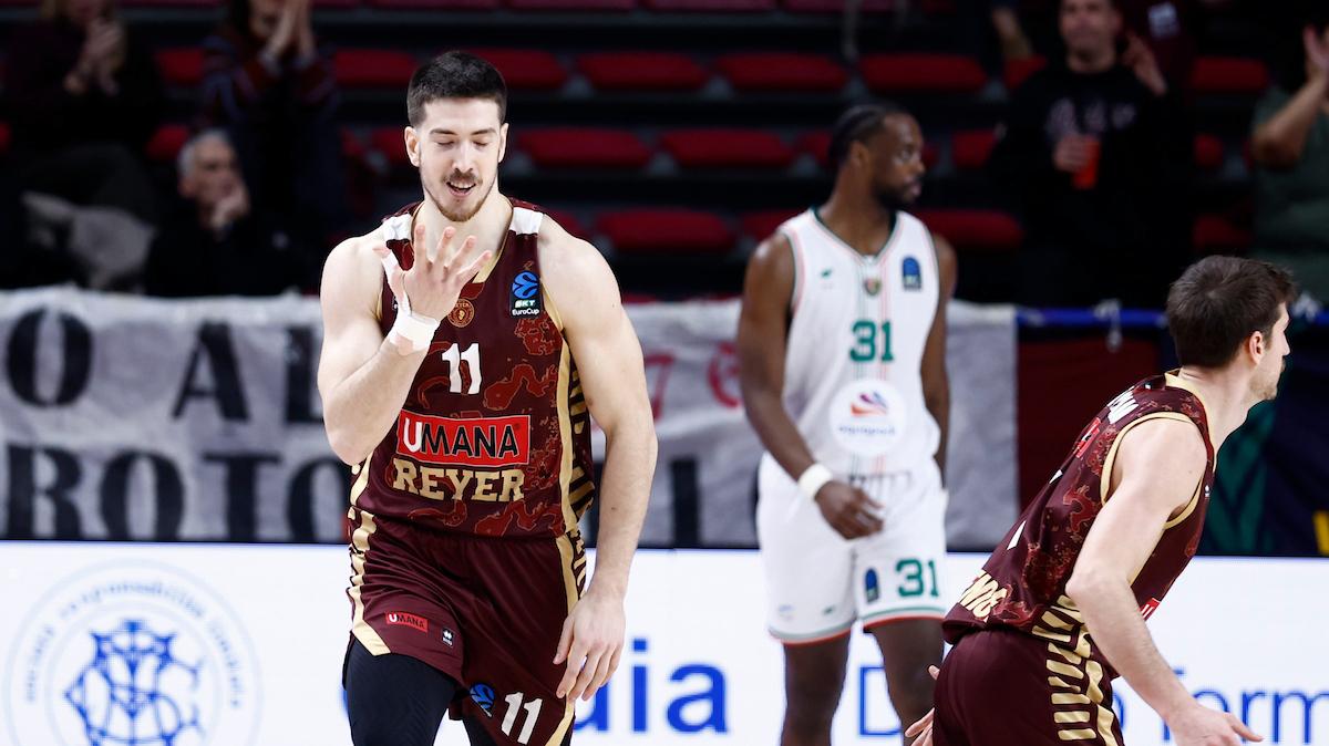 Tegola Reyer Venezia, si ferma Stefan Nikolic: dovrà operarsi
