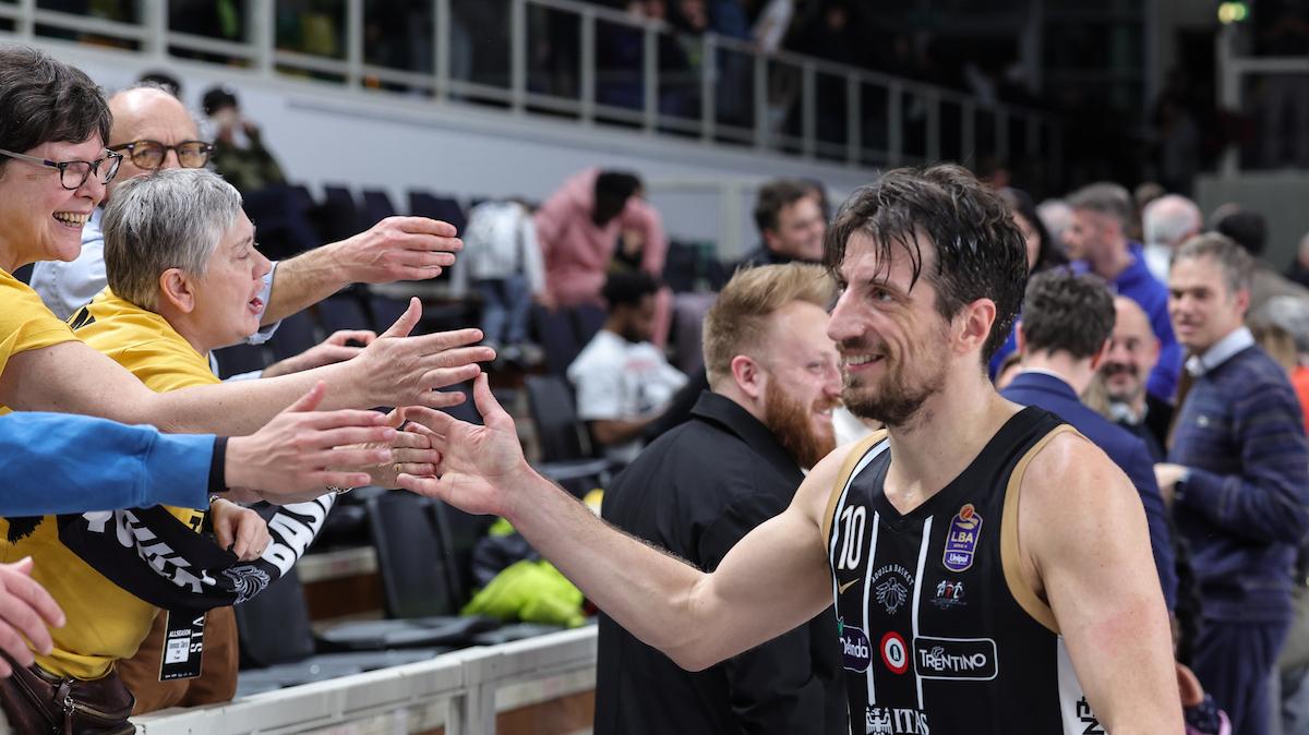 Toto Forray alla partita numero 700 con la maglia dell'Aquila Trento