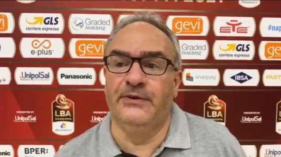 LBA - Napoli, Sacripanti: "Abbiamo dimostrato voglia di vincere"