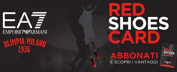 L’Olimpia Milano lancia la “Red Shoes Card”