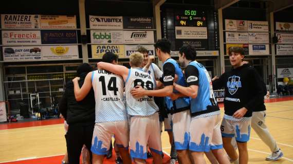 Serie B - Olimpia Castello: felicità dopo un overtime con Civitanova