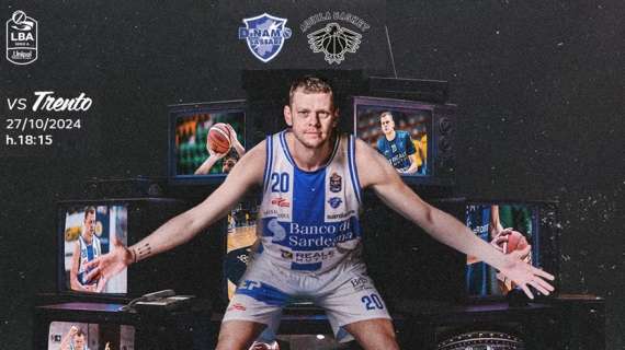 LIVE LBA - Dinamo Sassari vs Aquila Trento: dove in TV, preview, diretta