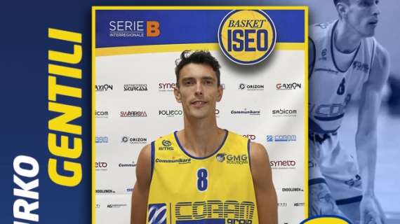 Serie B Int - Basket Iseo, Capitan Mirko Gentili resta gialloblu
